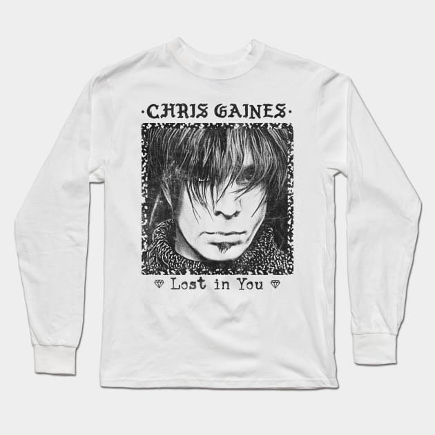 Chris Gaines // 90s Retro Punksthetic Fan Artwork Long Sleeve T-Shirt by DankFutura